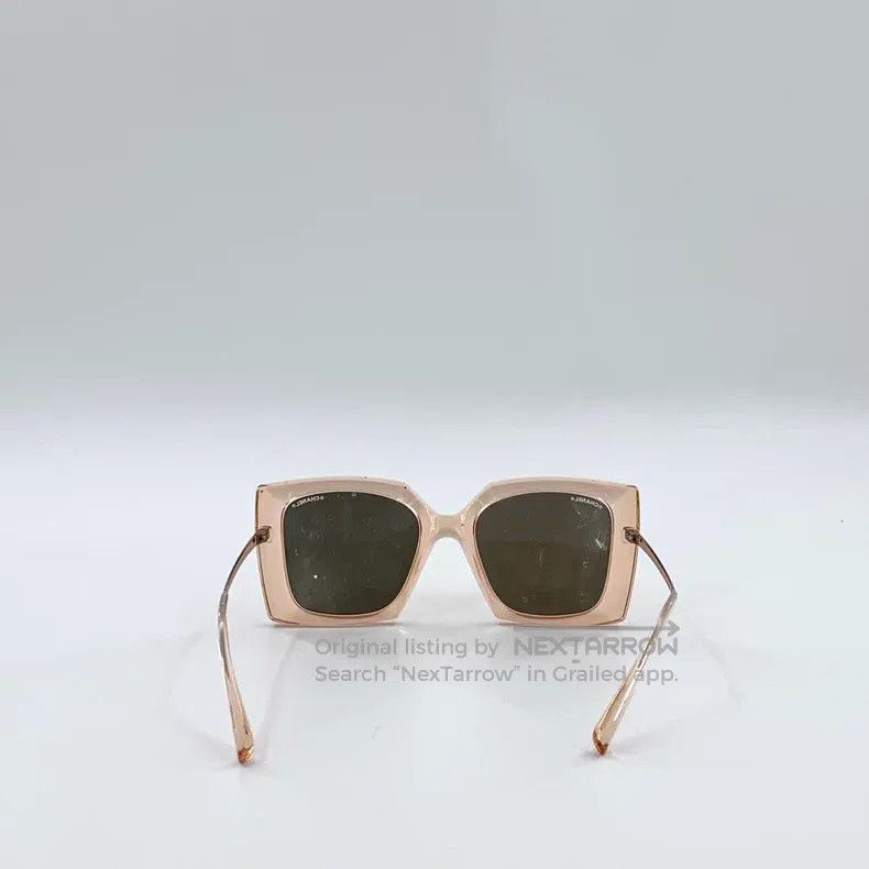 Chanel Chanel Rose gold square frame sunglasses Size ONE SIZE - 4 Thumbnail