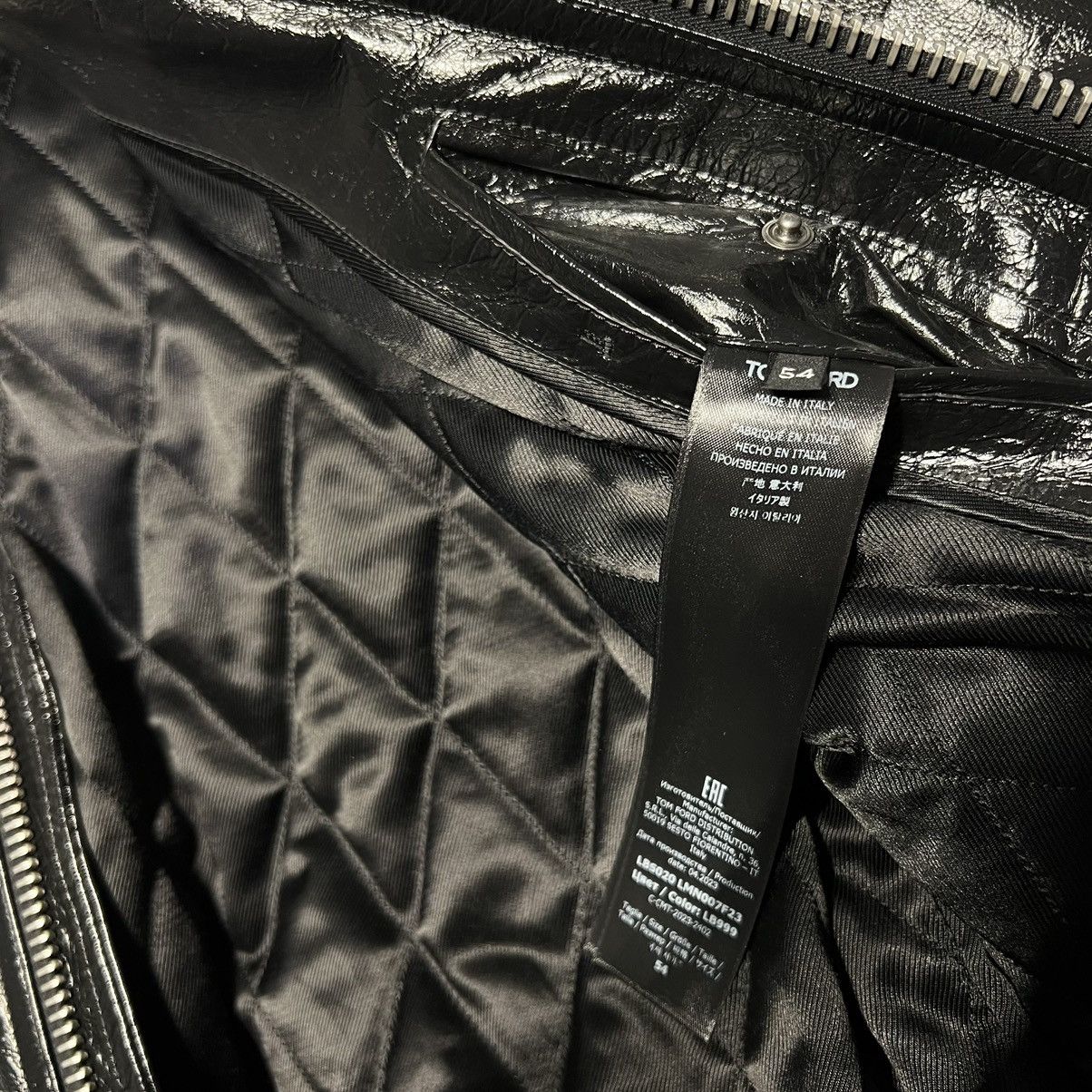 Tom Ford Tom Ford Leather Jacket in Large Size US L / EU 52-54 / 3 - 8 Thumbnail