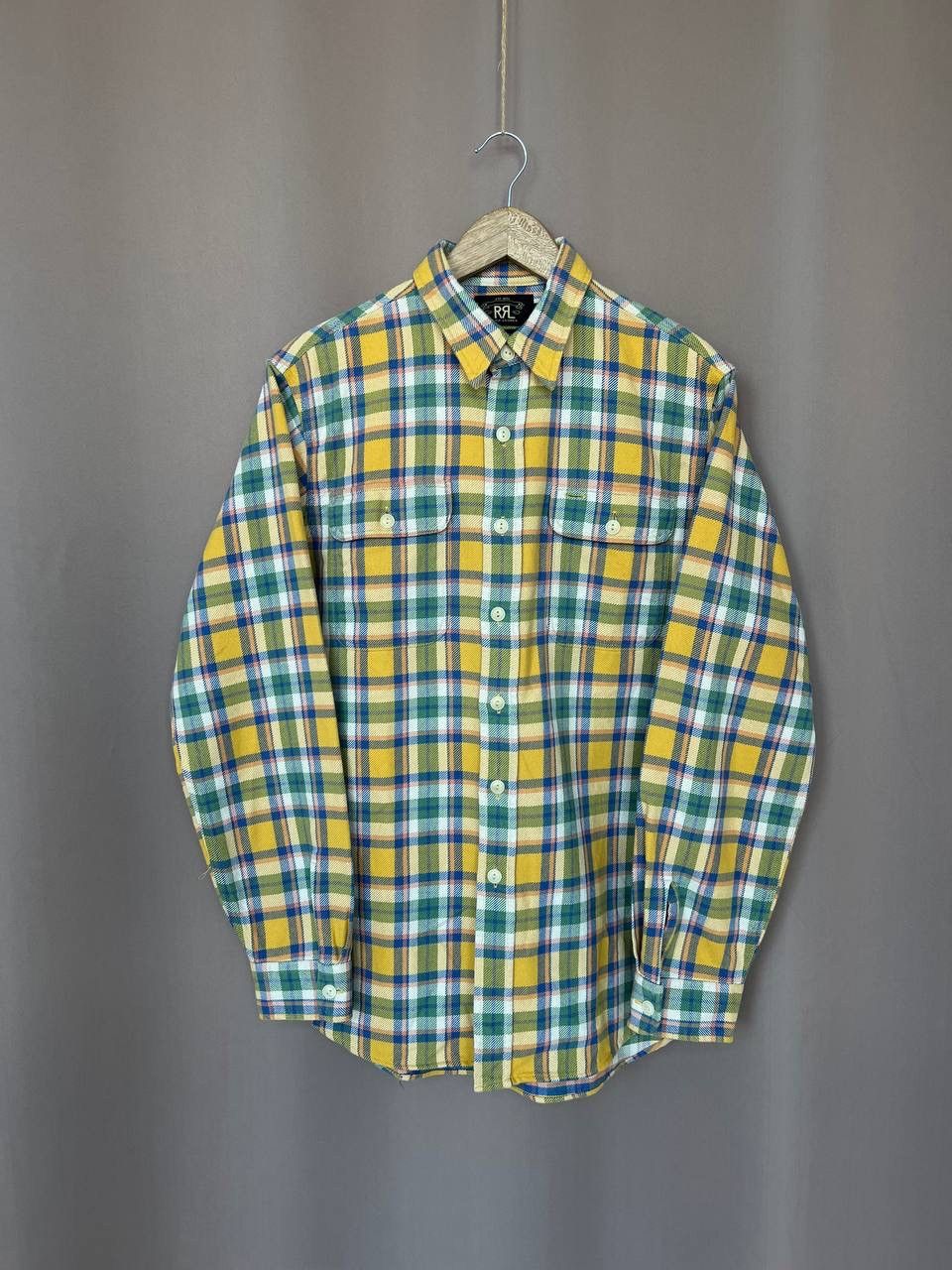 RRL Ralph Lauren RRL Double Ralph Flannel Button Shirt Mens Size M Size US M / EU 48-50 / 2 - 1 Thumbnail