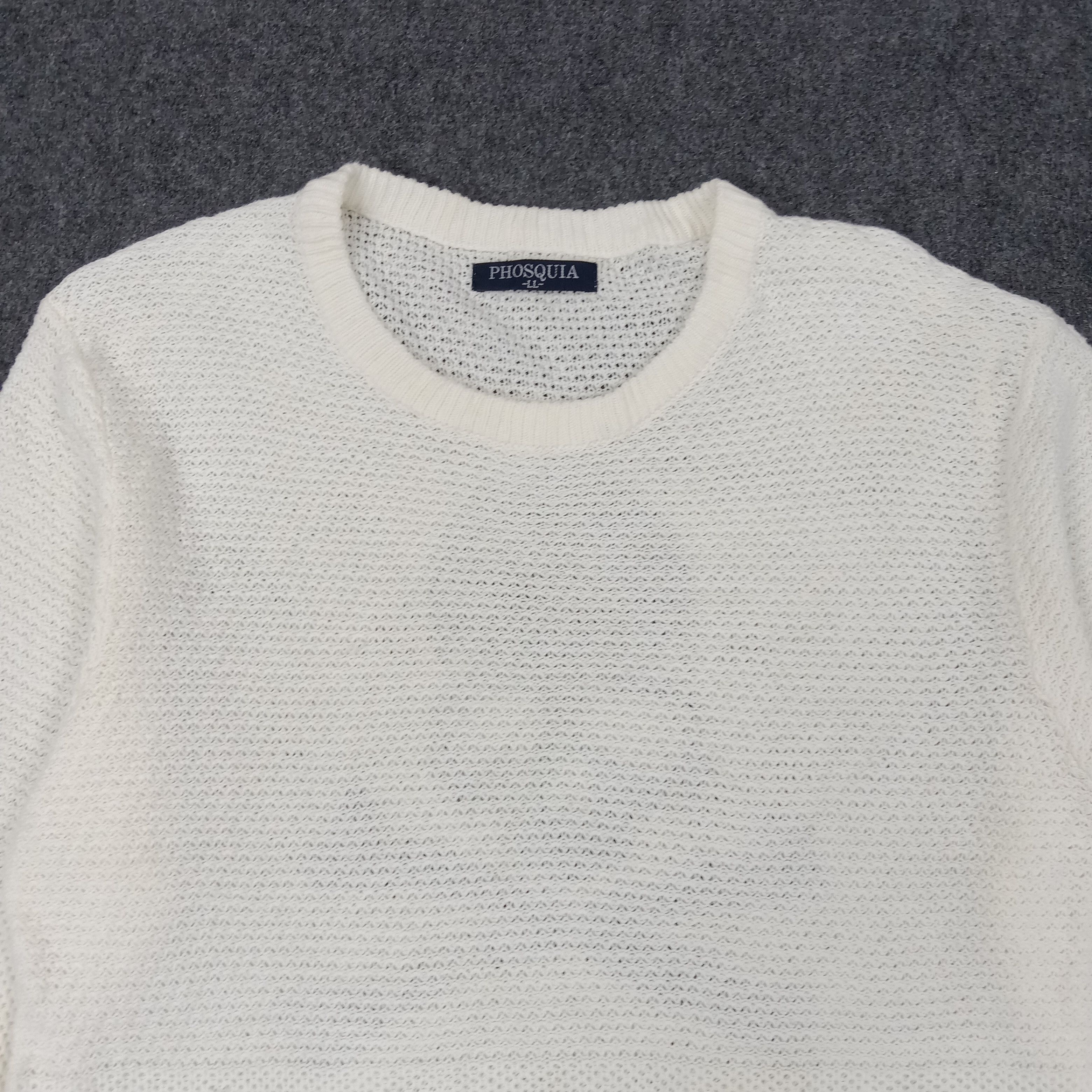 If Six Was Nine × Japanese Brand × Vintage PHOSQUIA Skull Japanese Punk Custom Logo Knitwear C229N5 Size US S / EU 44-46 / 1 - 4 Thumbnail