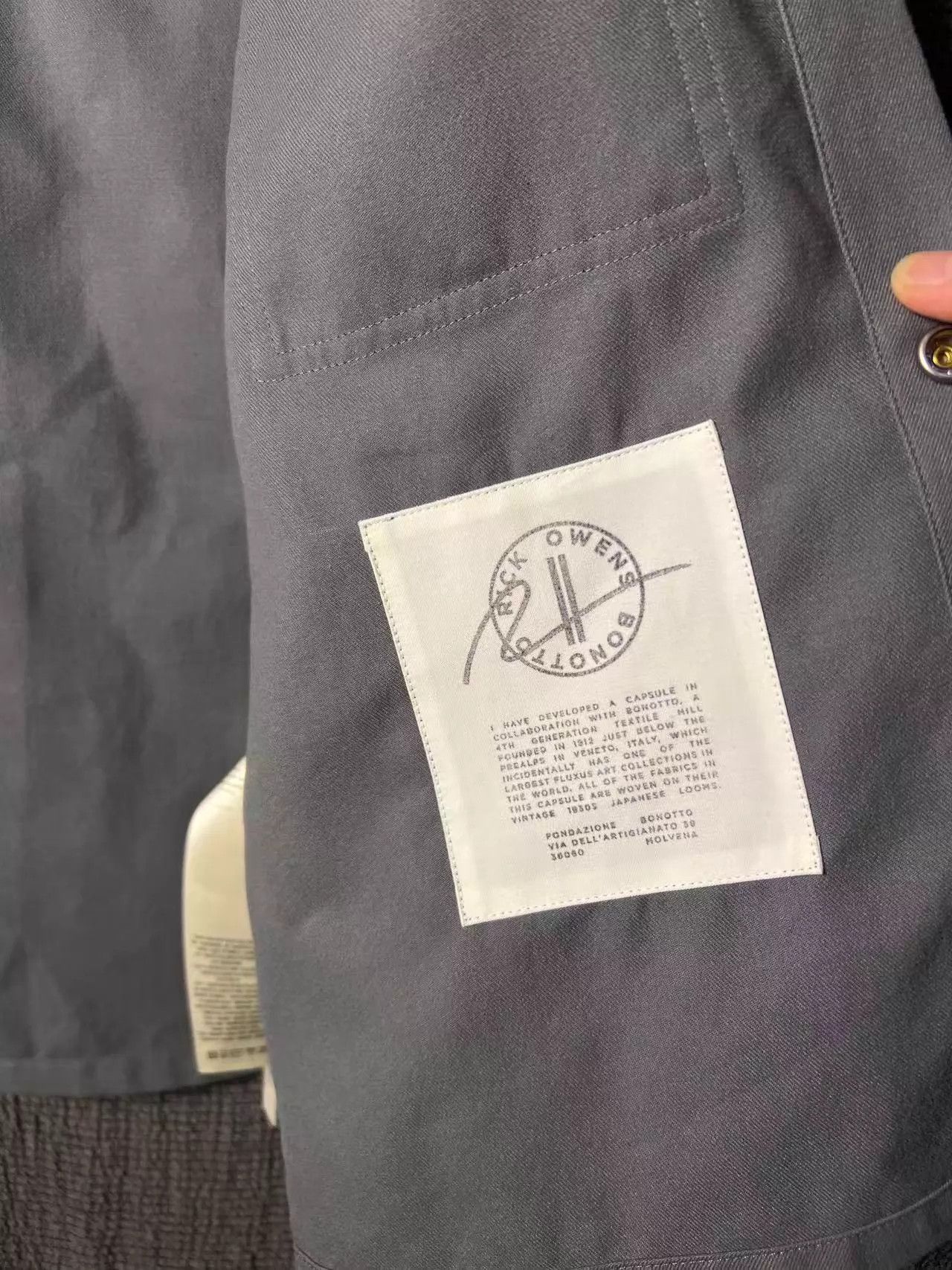 Rick Owens Rick Owens 24ss Rare Capsule Smoke Work Shirt Jacket Size 46 Size US S / EU 44-46 / 1 - 5 Thumbnail
