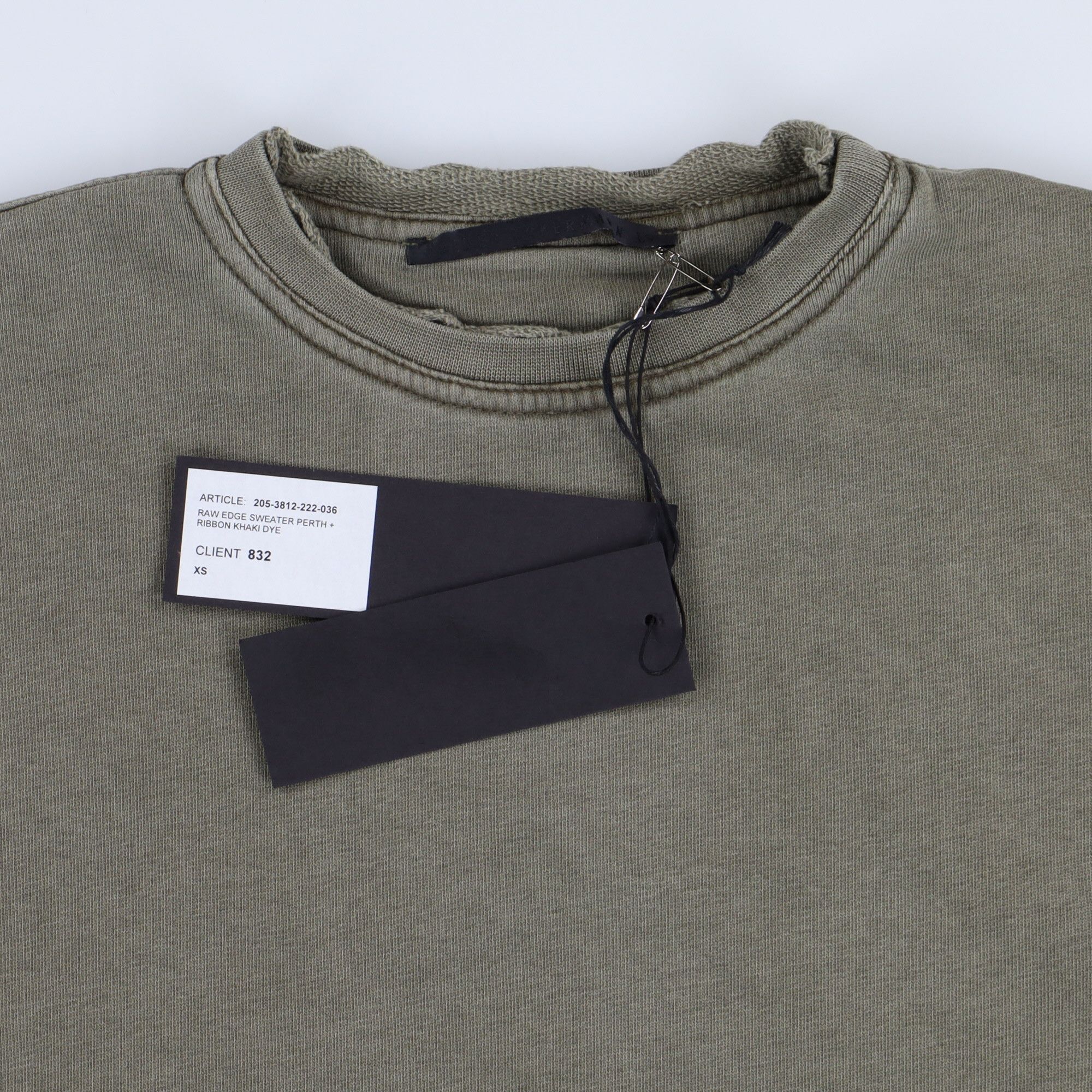 Haider Ackermann Khaki Double Layer Perth Sweatshirt Size US XS / EU 42 / 0 - 9 Thumbnail