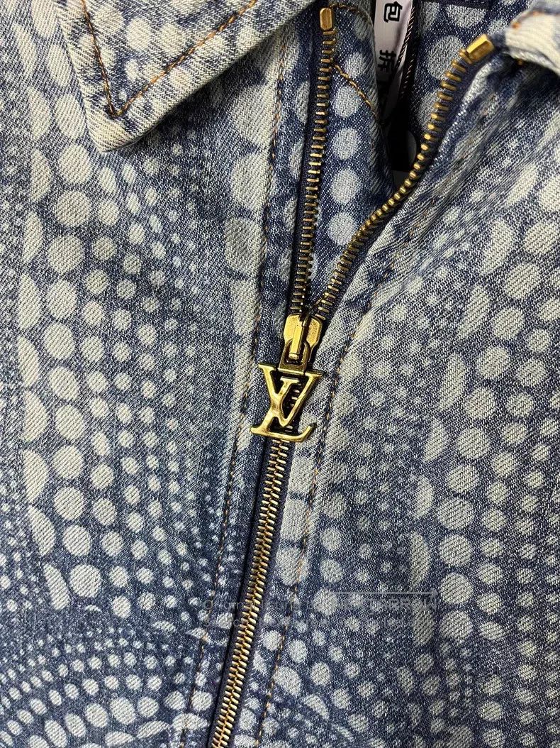Louis Vuitton Louis Vuitton Yayoi Kusama Denim Jacket Size US L / EU 52-54 / 3 - 4 Thumbnail