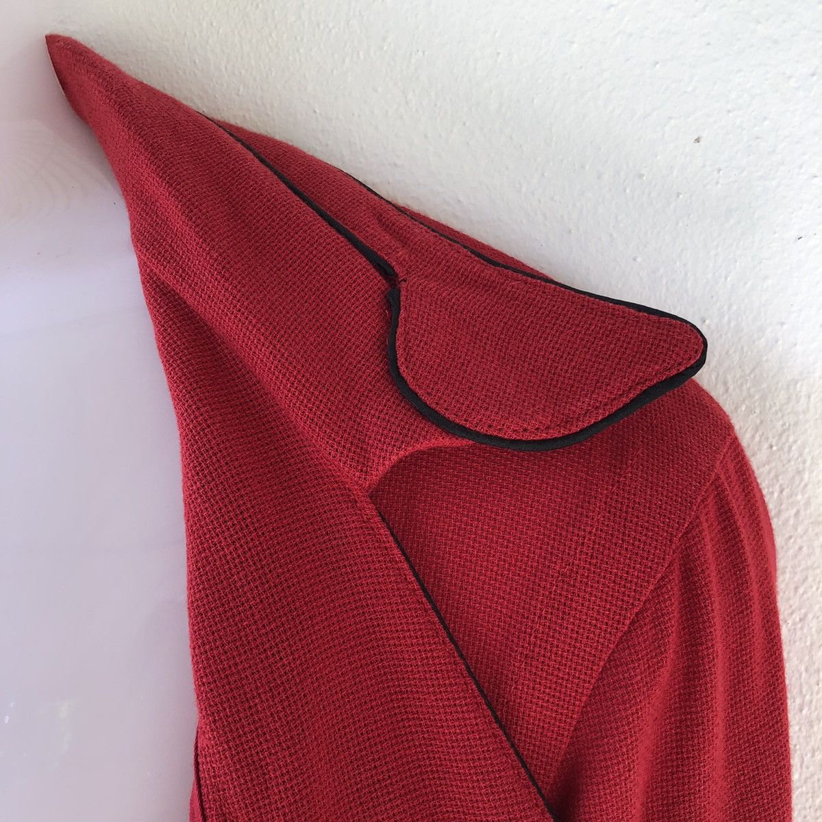 Takahiromiyashita The Soloist. SS17 TheSoloist Red Kimono Jacket with Cut-Out Sleeves Size US S / EU 44-46 / 1 - 21 Thumbnail