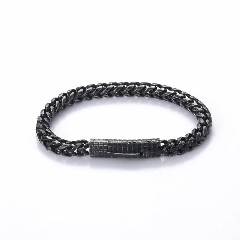 Other 6MM Antique Curb Link Chain Bangles Bracelet Size ONE SIZE - 3 Thumbnail
