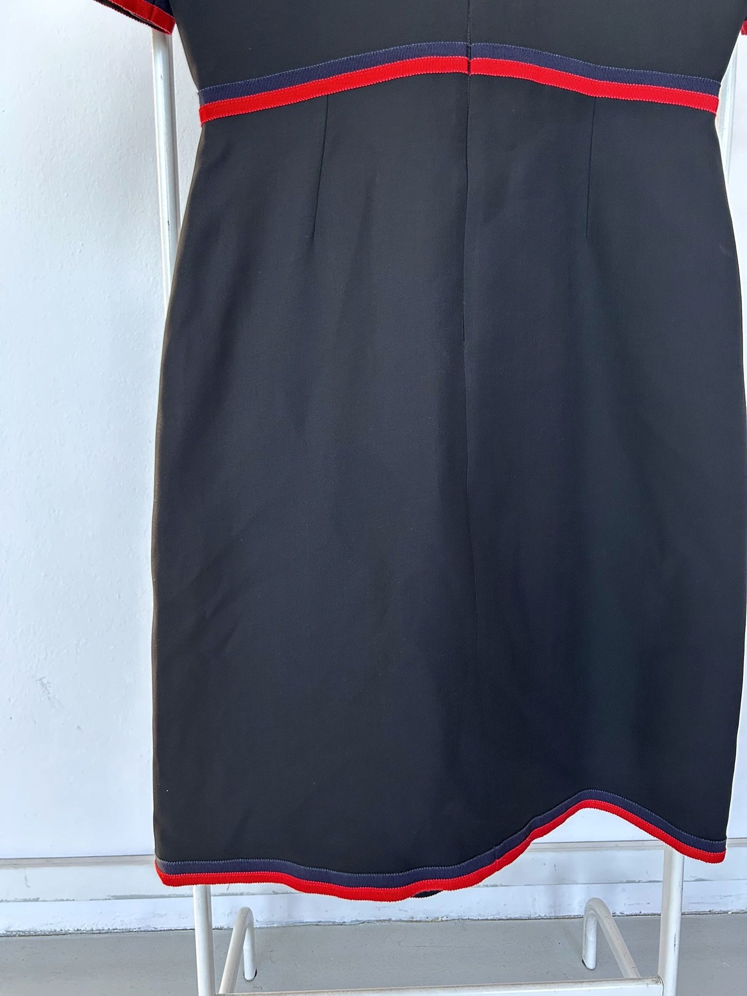 Gucci 2017 Gucci ribbon trim short sleeve wool and silk mini dress Size M / US 6-8 / IT 42-44 - 12 Thumbnail