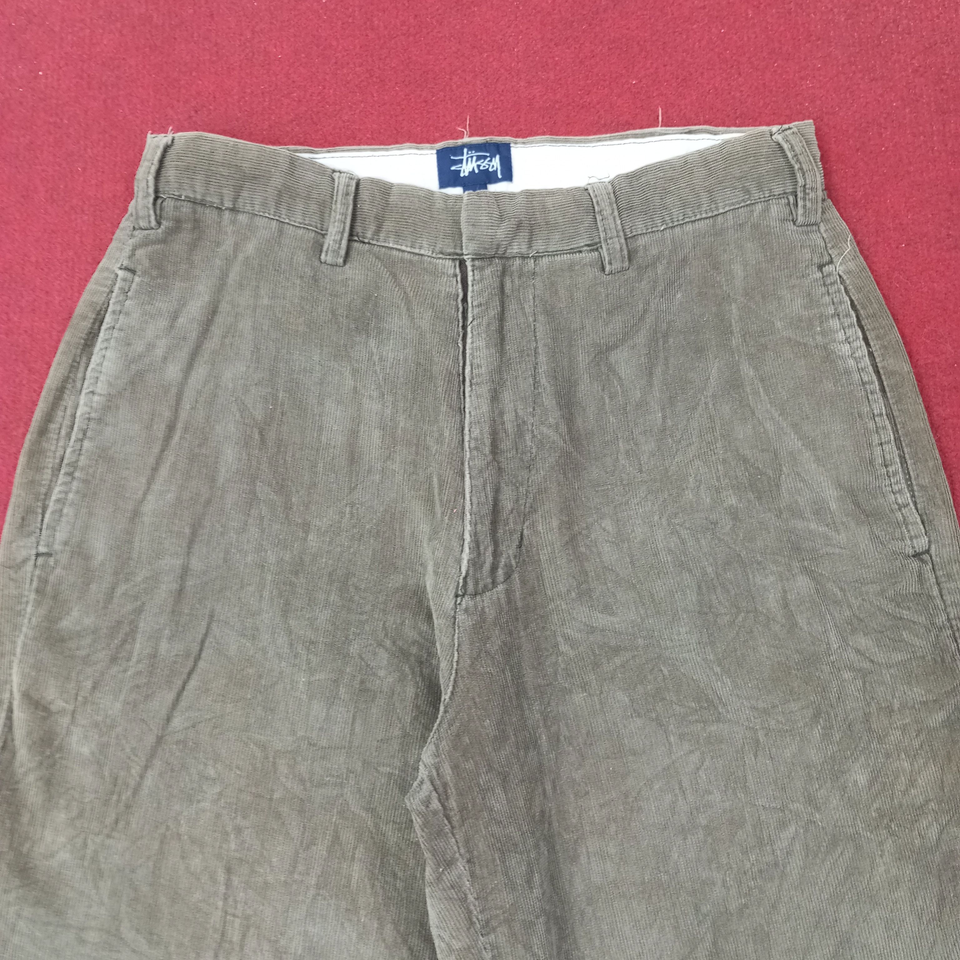 Stussy Stussy Streetwear Custom Art Corduroy Pants c228n25 Size US 29 - 5 Thumbnail