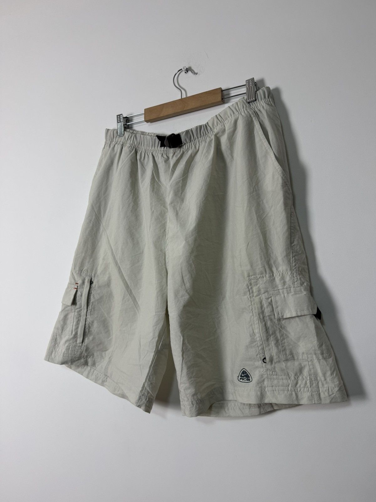 Nike Nike ACG Cargo white shorts with belt Gorpcore Outdoor style Size US 34 / EU 50 - 5 Thumbnail