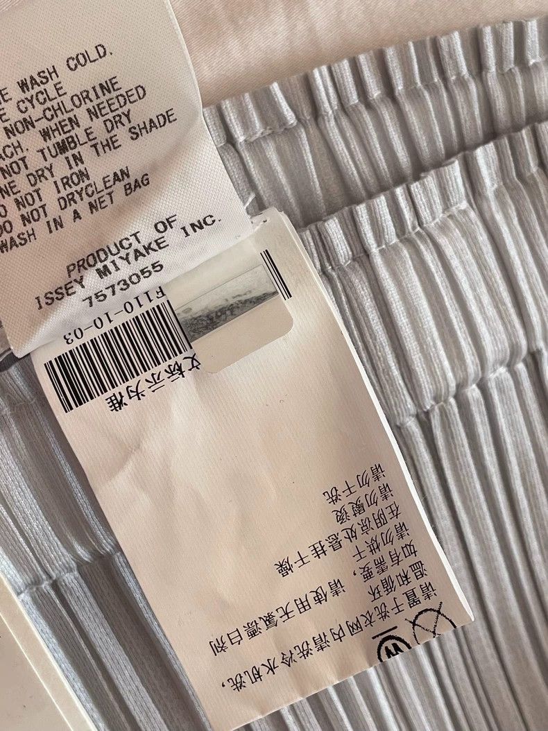 Issey Miyake issey miyake size:3 Light grey pleated pants Size 42" / US 20 - 4 Thumbnail