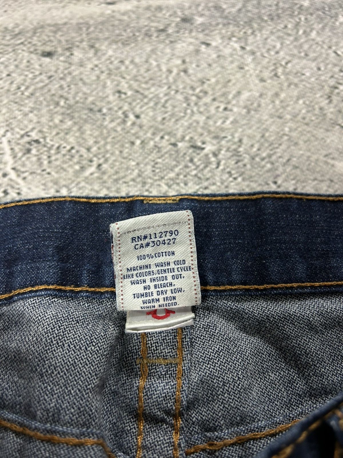 True Religion True Religion jeans bootcut navy blue painted horseshoe Y2K Size US 34 / EU 50 - 9 Thumbnail