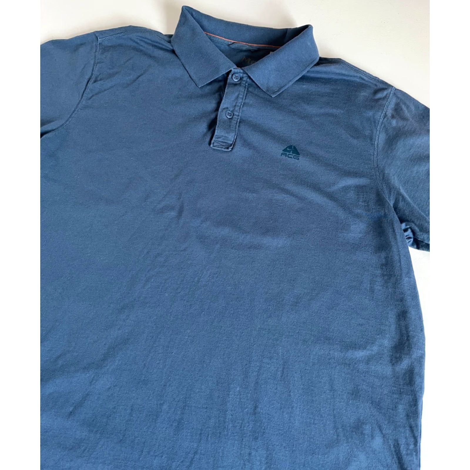 Nike ACG Nike ACG Polo Shirt Men's XL Organic Cotton 30+ Sun Protection Blue Polo Shirt Mens XL Organic Cotton 30+ Sun Protection Nike ACG Polo Shirt Blue Size US XL / EU 56 / 4 - 6 Thumbnail