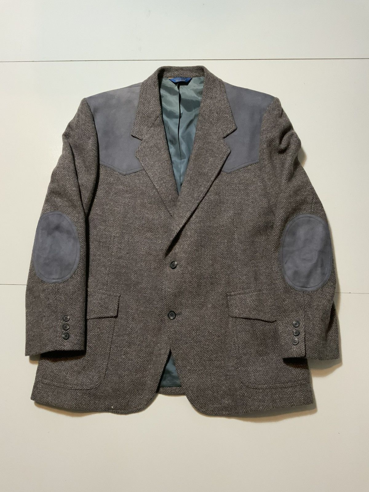 Pendleton × Vintage Pendleton Herringbone Western Wool Country Coat Jacket Size US S / EU 44-46 / 1 - 1 Thumbnail