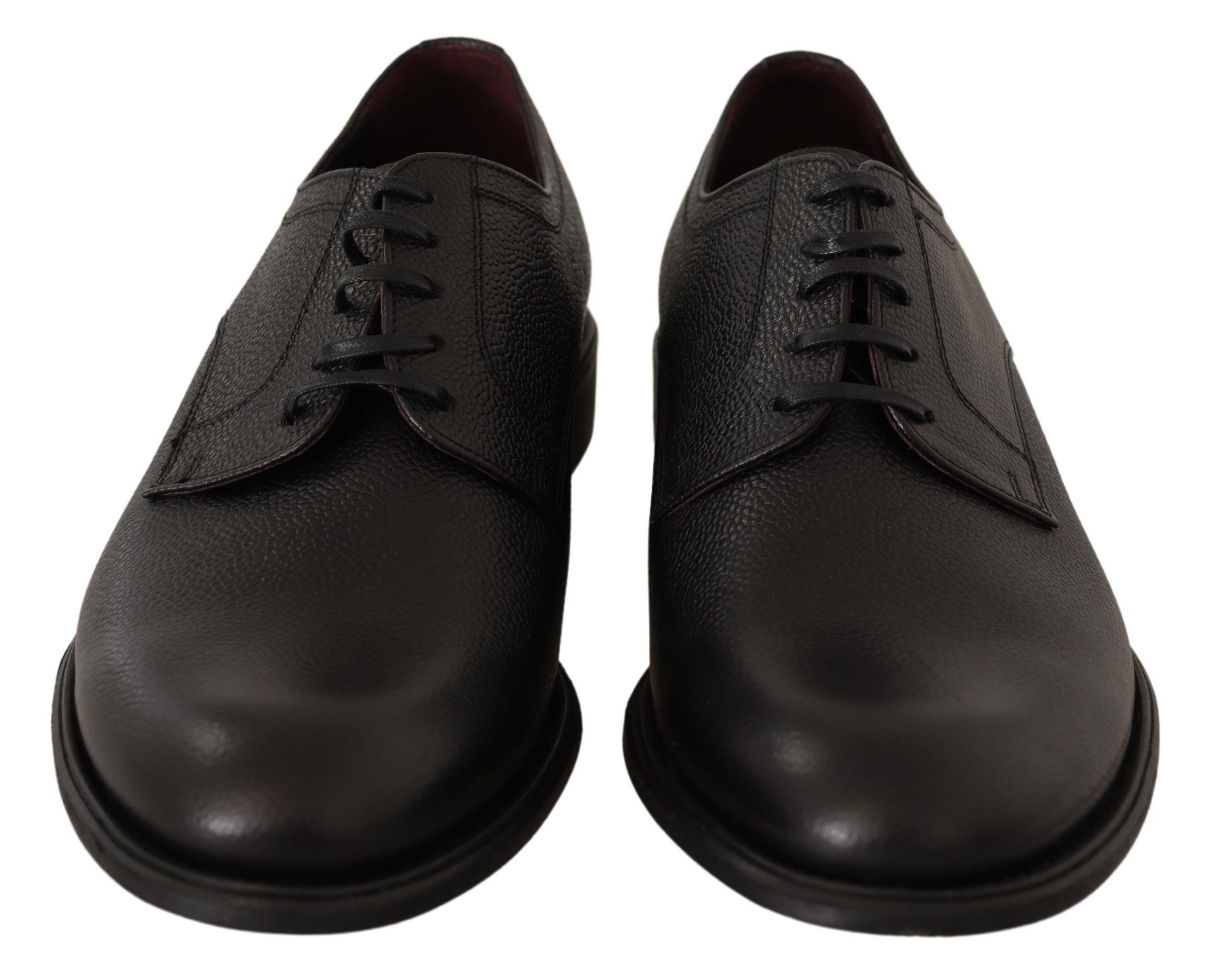 Dolce & Gabbana Elegant Black Leather Dress Men's Shoes