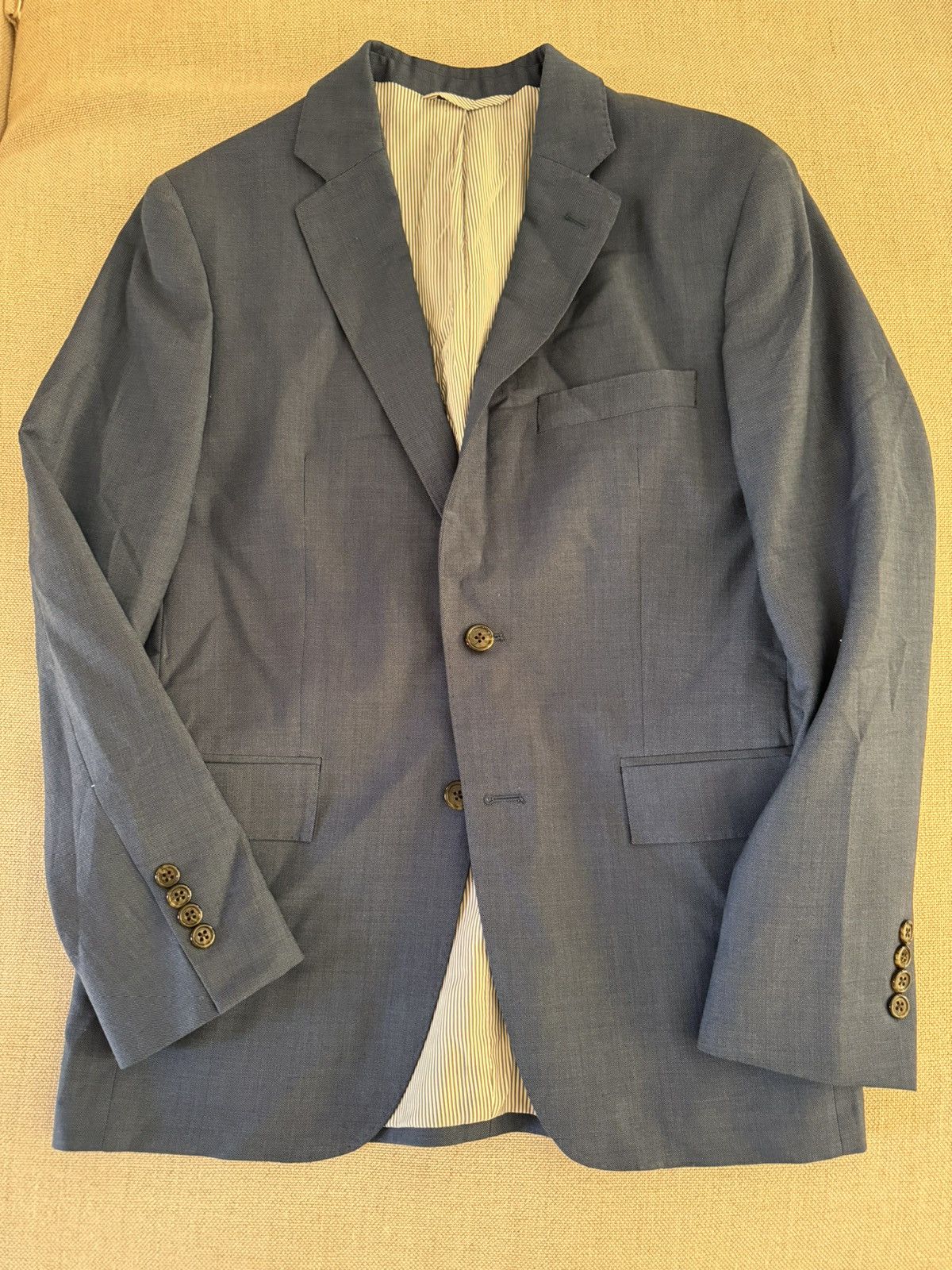 Todd Snyder TODD SNYDER Sutton Fit Jacket in Navy 38 S $698 Size 38S - 1 Thumbnail