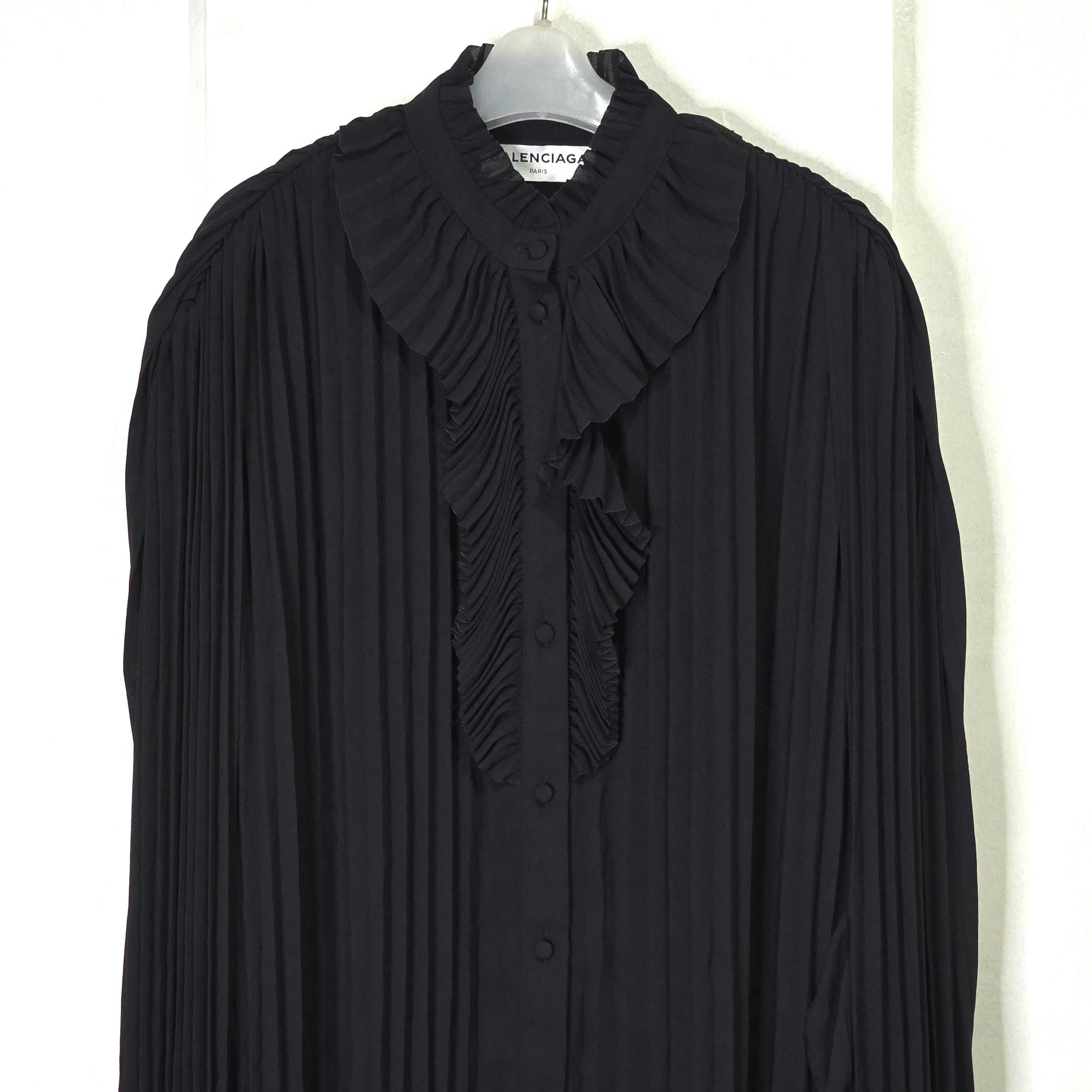 Balenciaga Balenciaga - Pleated Multi Style Blouse - 2017 Size XS / US 0-2 / IT 36-38 - 7 Thumbnail