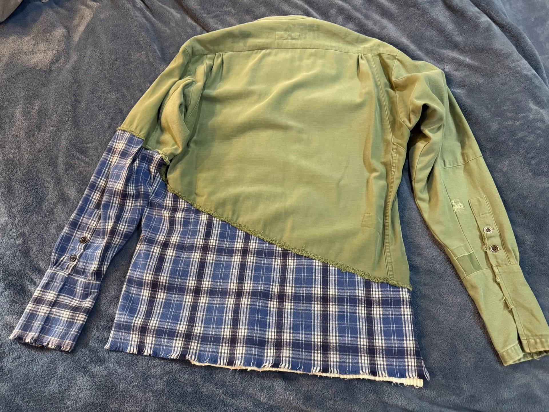 Greg Lauren Greg Lauren Patch design shirt Nextarrow-2501 Size US XL / EU 56 / 4 - 2 Thumbnail