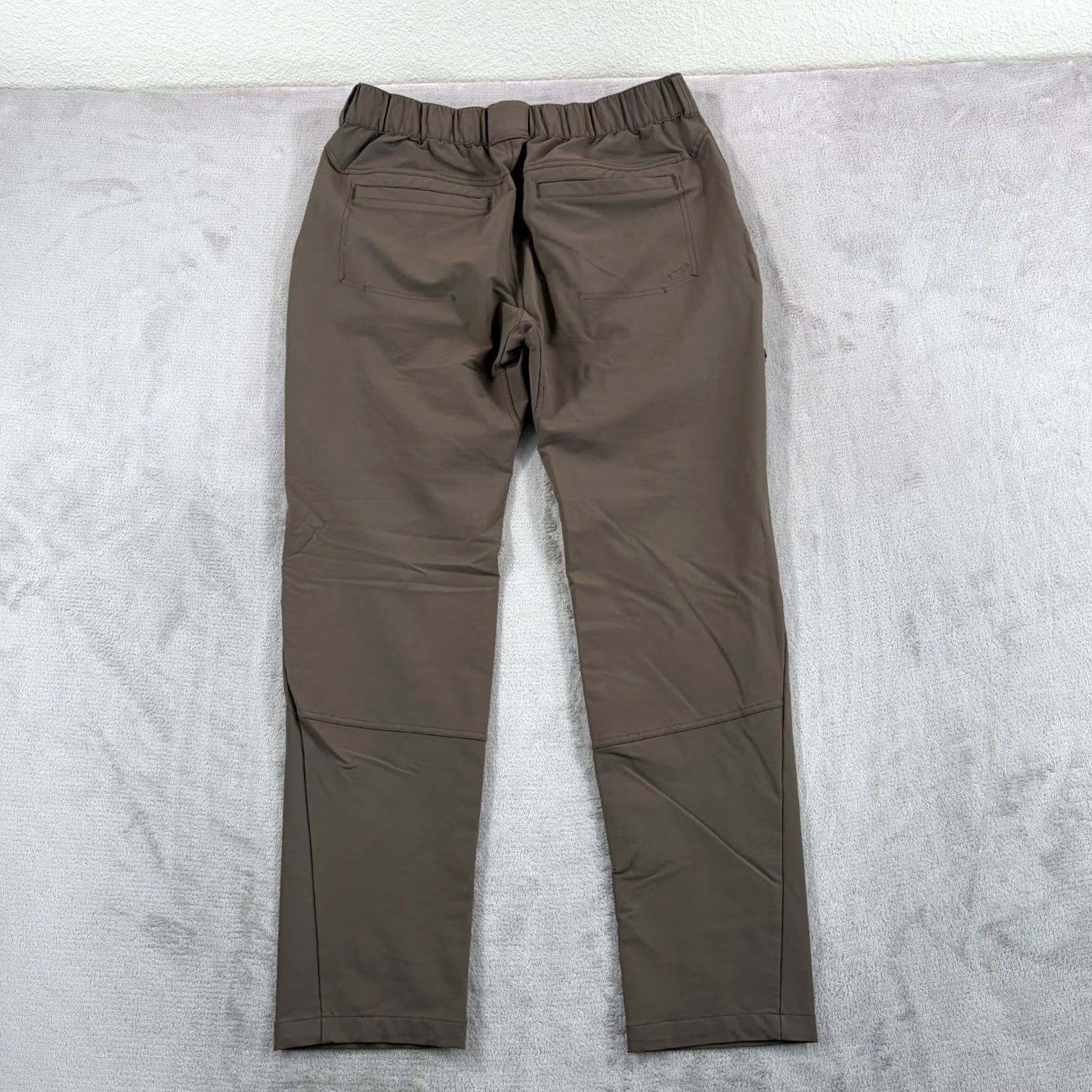 Vintage BYLT Pants Mens L Dark Taupe Premium Basics Active Cargo Men Tech Nylon Size US 33 - 5 Thumbnail
