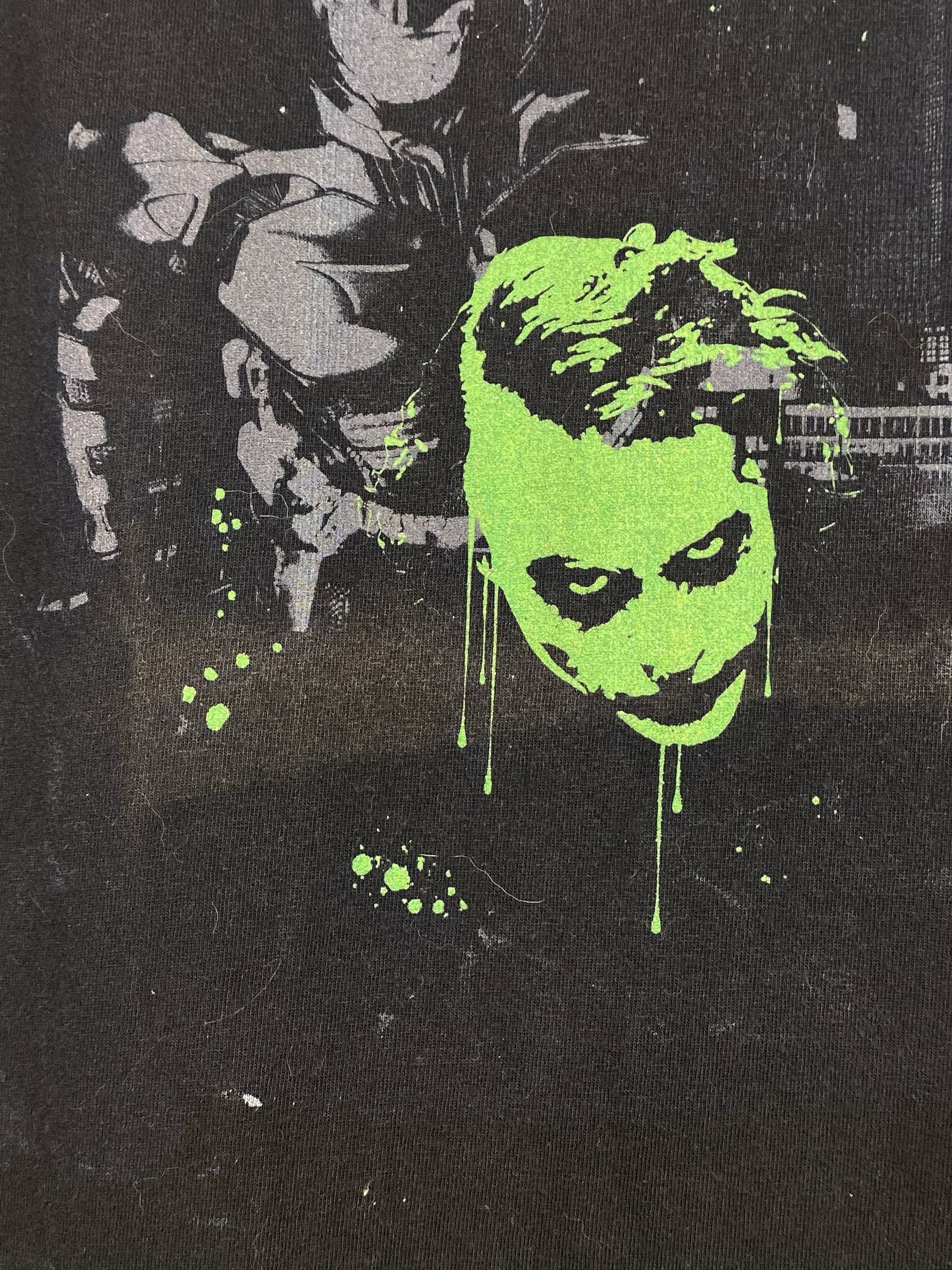 DC Comics Vintage Dark Knight x Joker 2008 Graphic Promo Tee Size US L / EU 52-54 / 3 - 12 Thumbnail