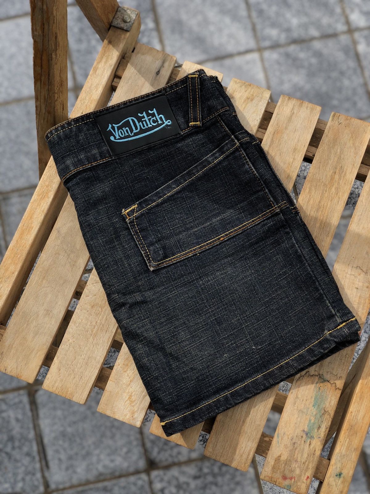Vintage × Von Dutch Vintage Von Dutch mini skirt Y2K Size 27" / US 4 / IT 40 - 11 Thumbnail