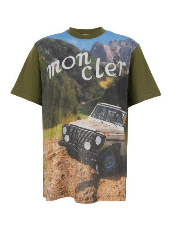 Moncler MONCLER Men Tops 8C0000389AB9816 Green Size US L / EU 52-54 / 3 - 1 Thumbnail