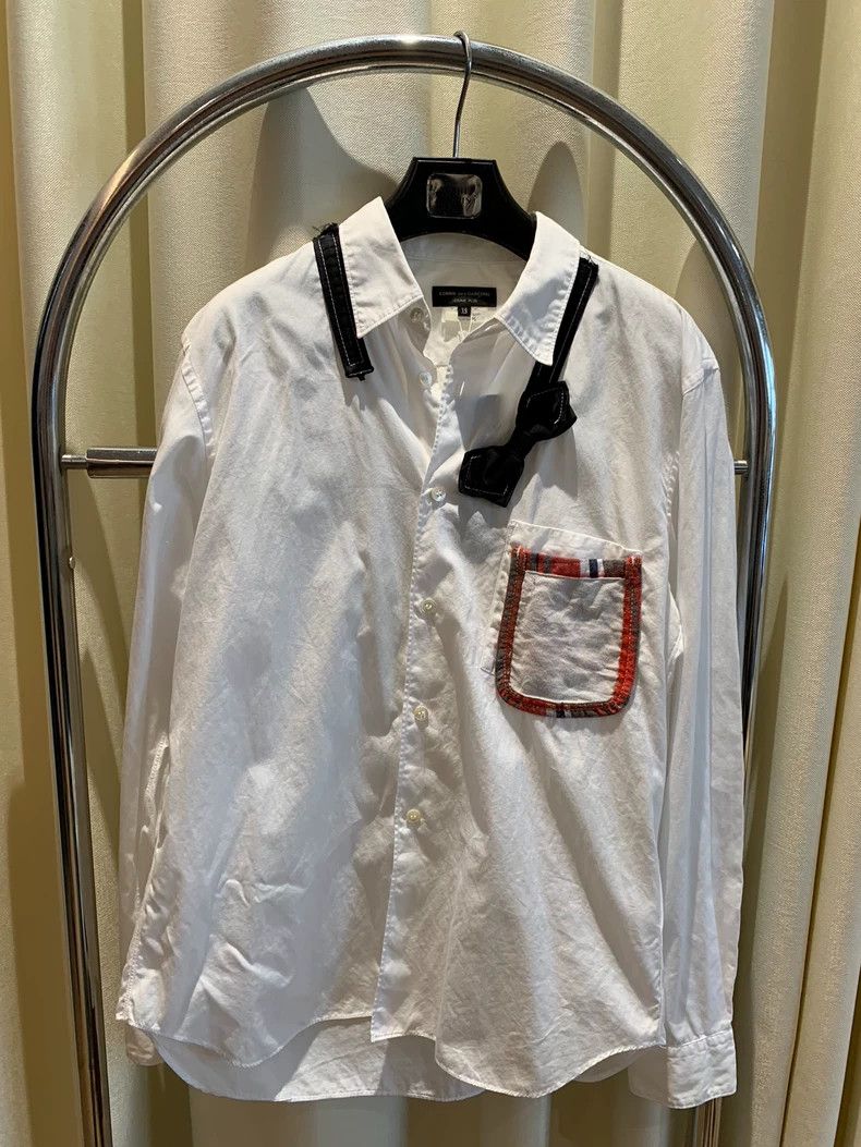 Comme des Garcons COMME des GARCONS White Button-Up Shirt - dmc Size US XS / EU 42 / 0 - 1 Thumbnail