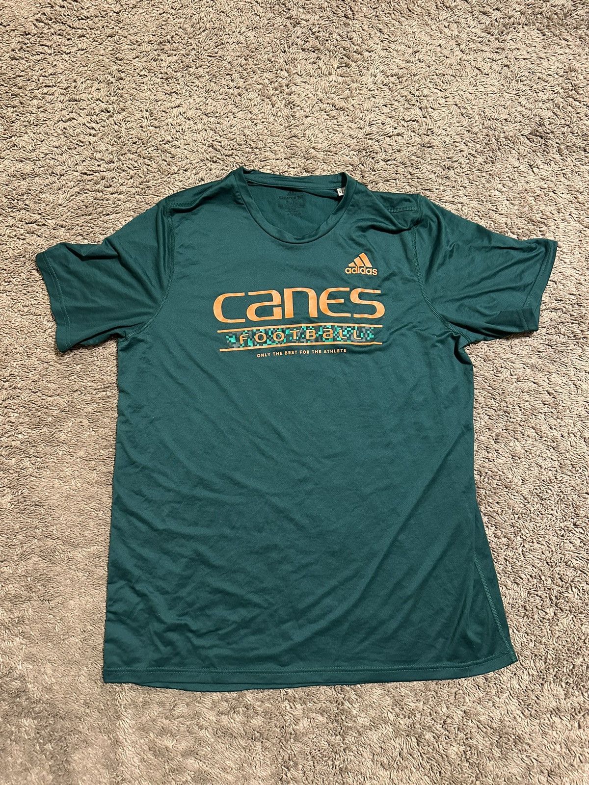 Adidas × NCAA × Vintage Vintage NCAA Adidas Miami Hurricanes shirt 00s size XL Size US XL / EU 56 / 4 - 1 Thumbnail