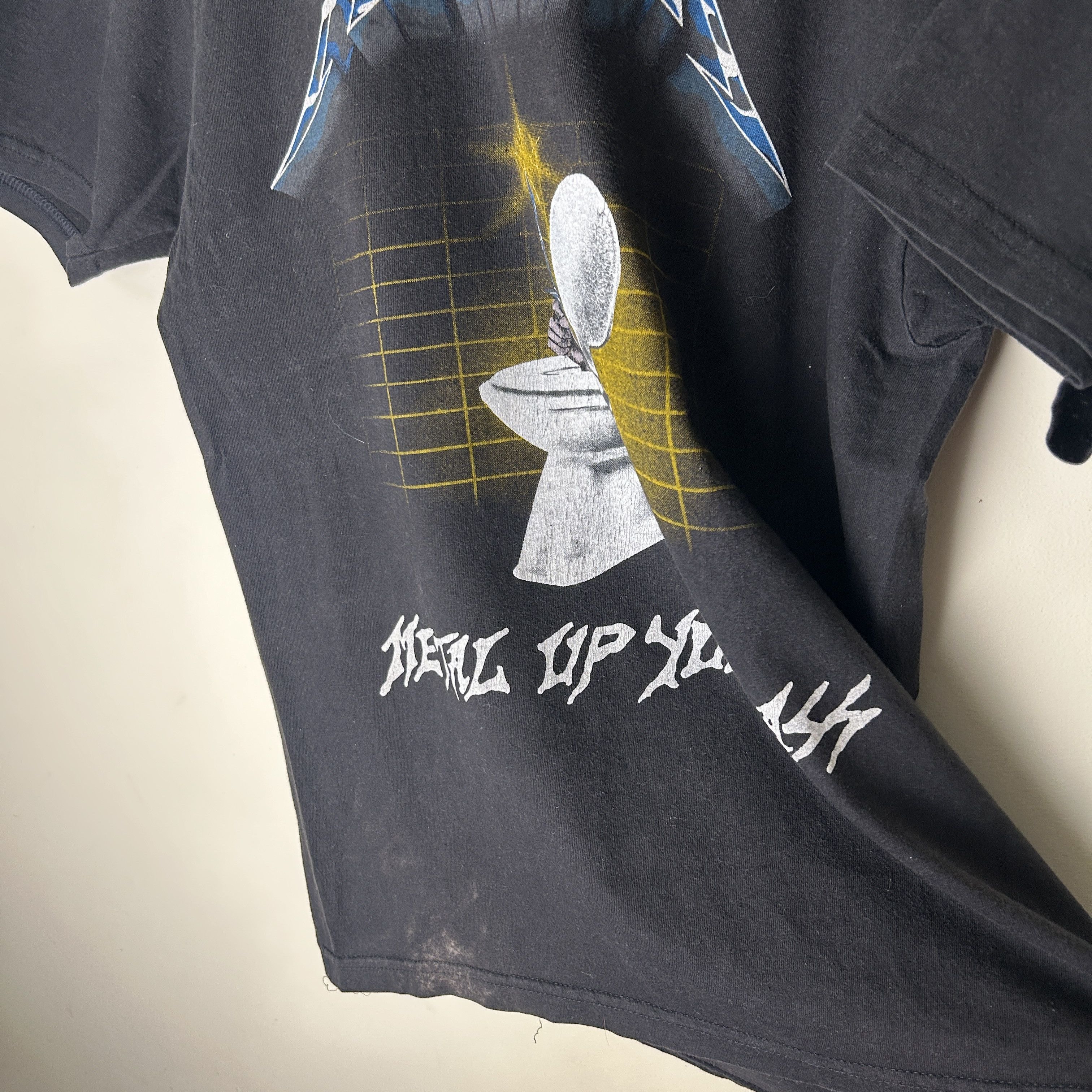 Band Tees Vintage Metallica Metal Up Your Ass 80's Band T-shirt Size US M / EU 48-50 / 2 - 6 Thumbnail