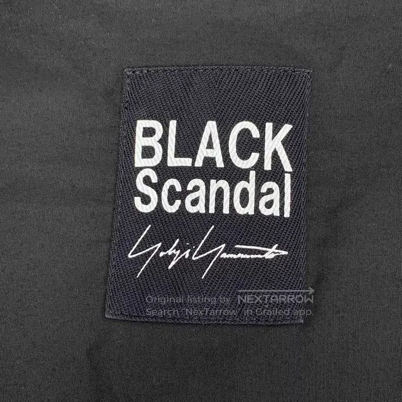 Yohji Yamamoto Yohji Yamamoto Black classic hand-in-hand print cotton lap Size US M / EU 48-50 / 2 - 5 Thumbnail