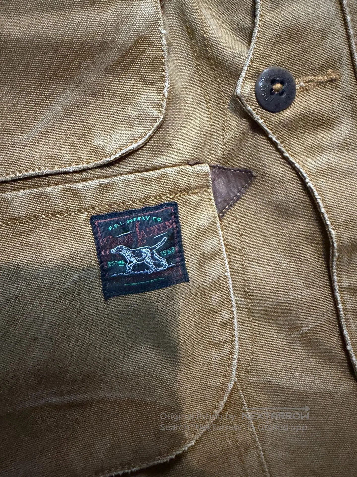 Polo Ralph Lauren Polo Old Blue Label Thick Canvas Washed Vest. Size US M / EU 48-50 / 2 - 4 Thumbnail