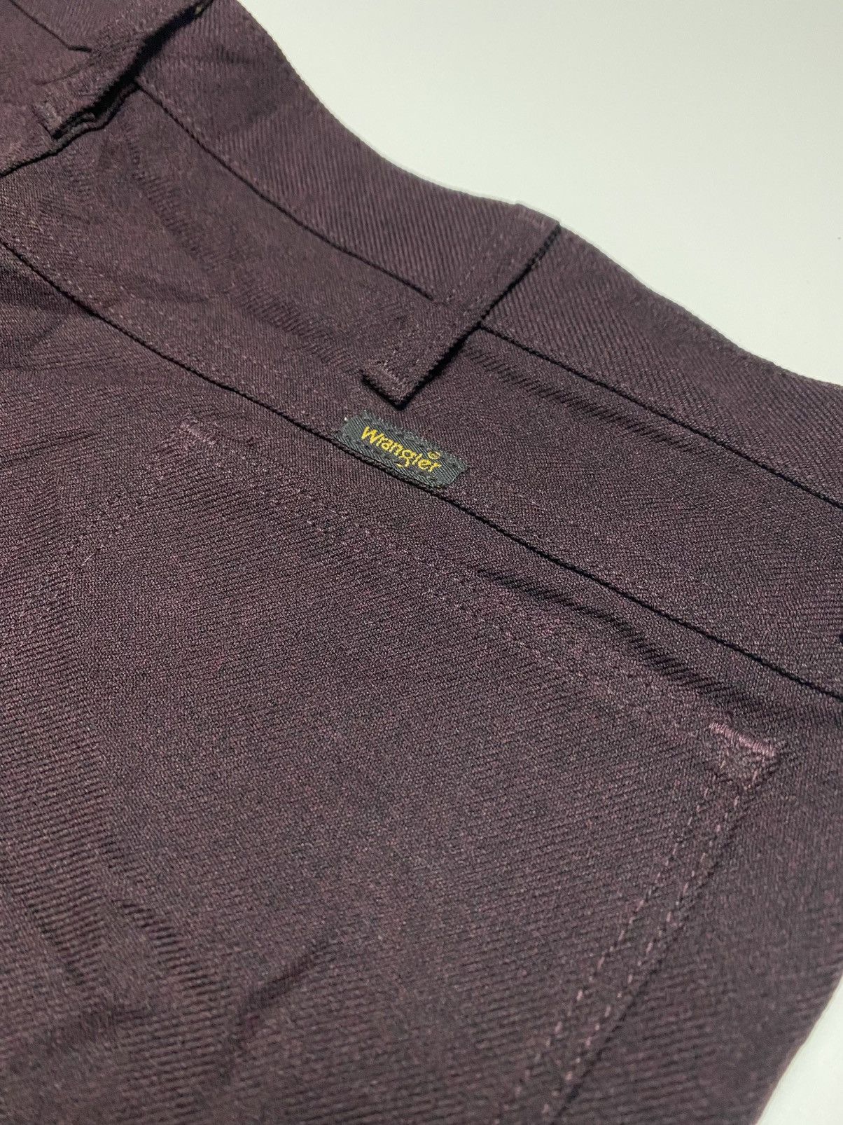 Wrangler Rare Vintage Wrangler Maroon Stapress rare size w40 Size US 40 / EU 56 - 7 Thumbnail