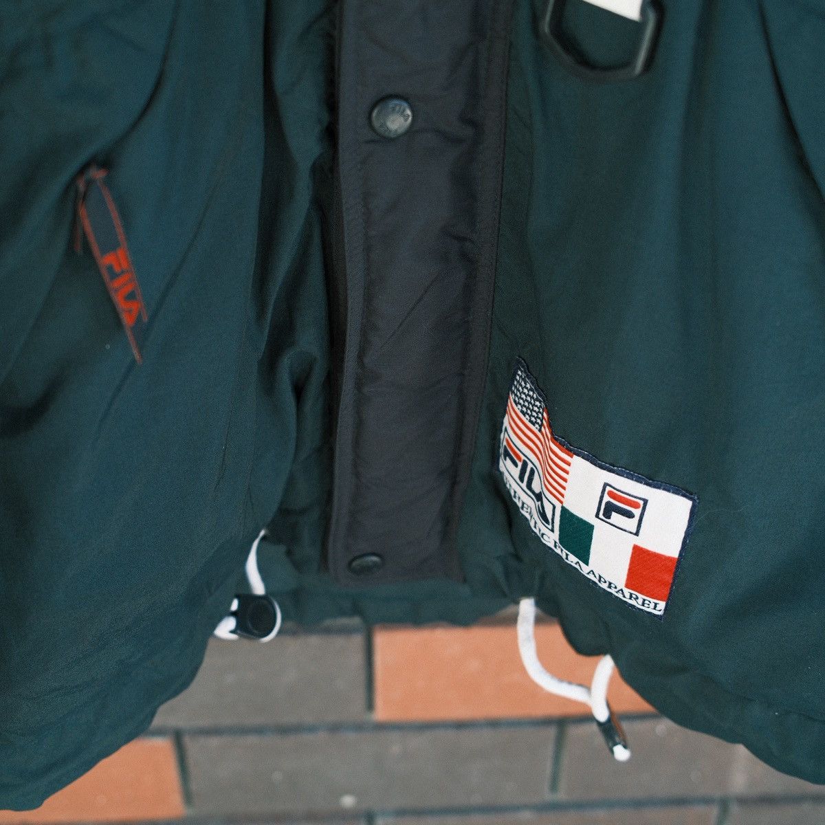 Fila Early 90s FILA Italia Ski Jacket Forest Green / White (L) Size US L / EU 52-54 / 3 - 4 Thumbnail