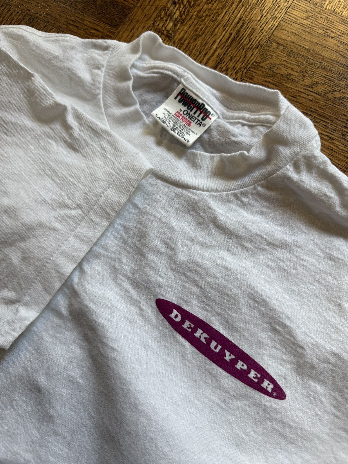 Vintage Vintage 90s Hot Damn! Dekuyper Liqueur Graphic Tee Size US XL / EU 56 / 4 - 3 Thumbnail