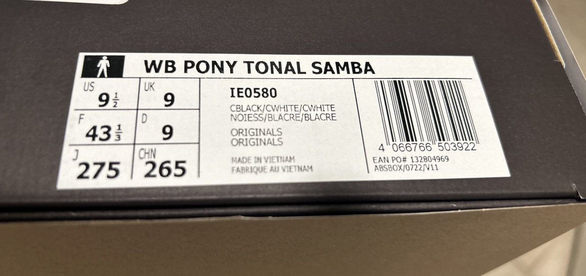 Adidas × Wales Bonner Adidas Samba Wales Bonner Leo pony black Size US 9.5 / EU 42-43 - 7 Thumbnail