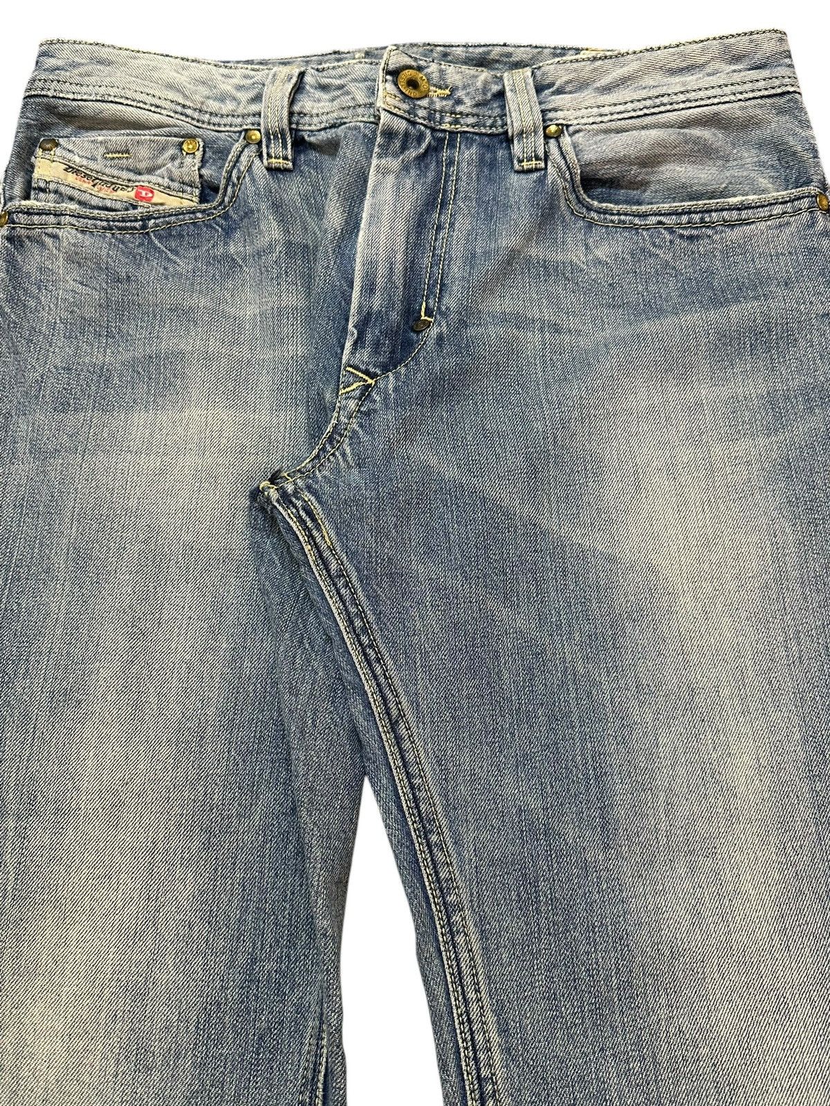 Diesel Vintage Diesel Industry Blue Faded Wash Style Jeans Size US 31 - 4 Thumbnail