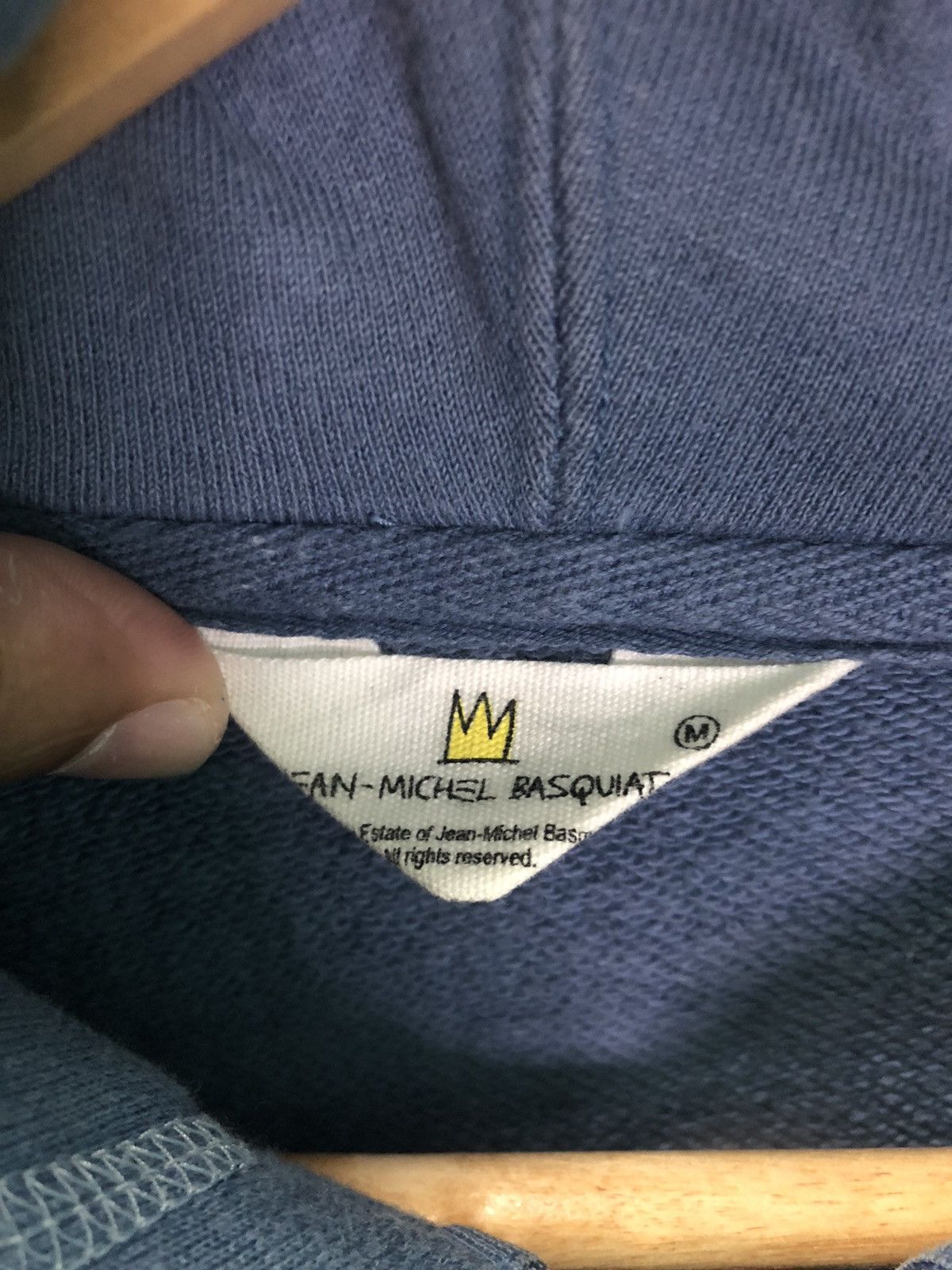 Jean-Michel Basquiat × Vintage Vintage Jean Michel Basquiat Hoodie Zip Up Size US M / EU 48-50 / 2 - 16 Thumbnail