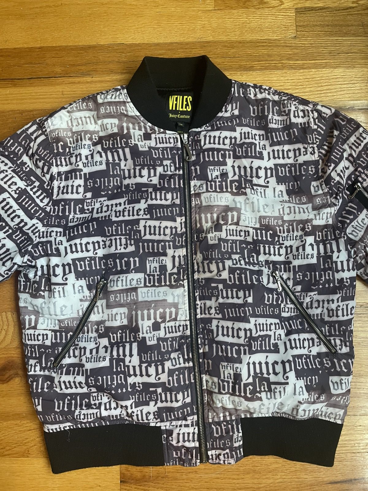 Vfiles VFiles x Juicy Couture Full Zip Bomber Jacket Made in USA Size US XS / EU 42 / 0 - 3 Thumbnail