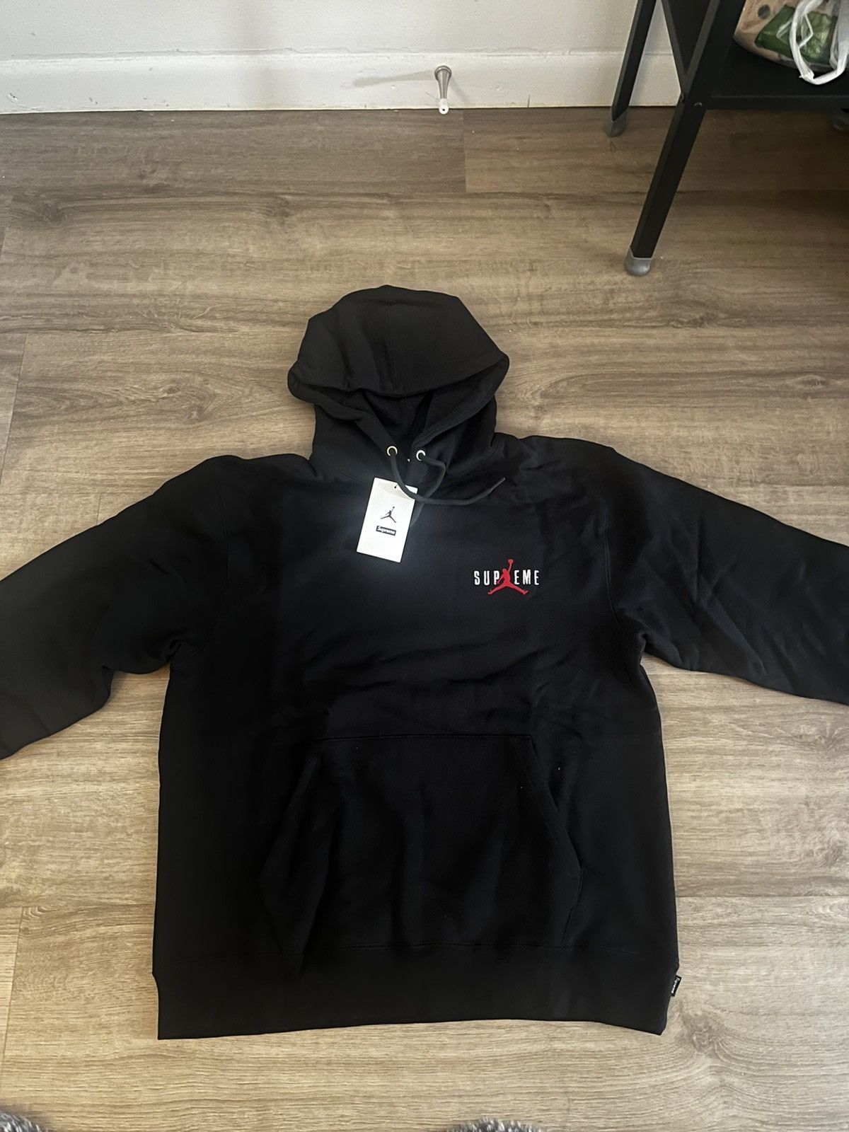 Jordan Brand × Supreme Supreme X Jordan Hoodie FW24 Size US S / EU 44-46 / 1 - 1 Thumbnail