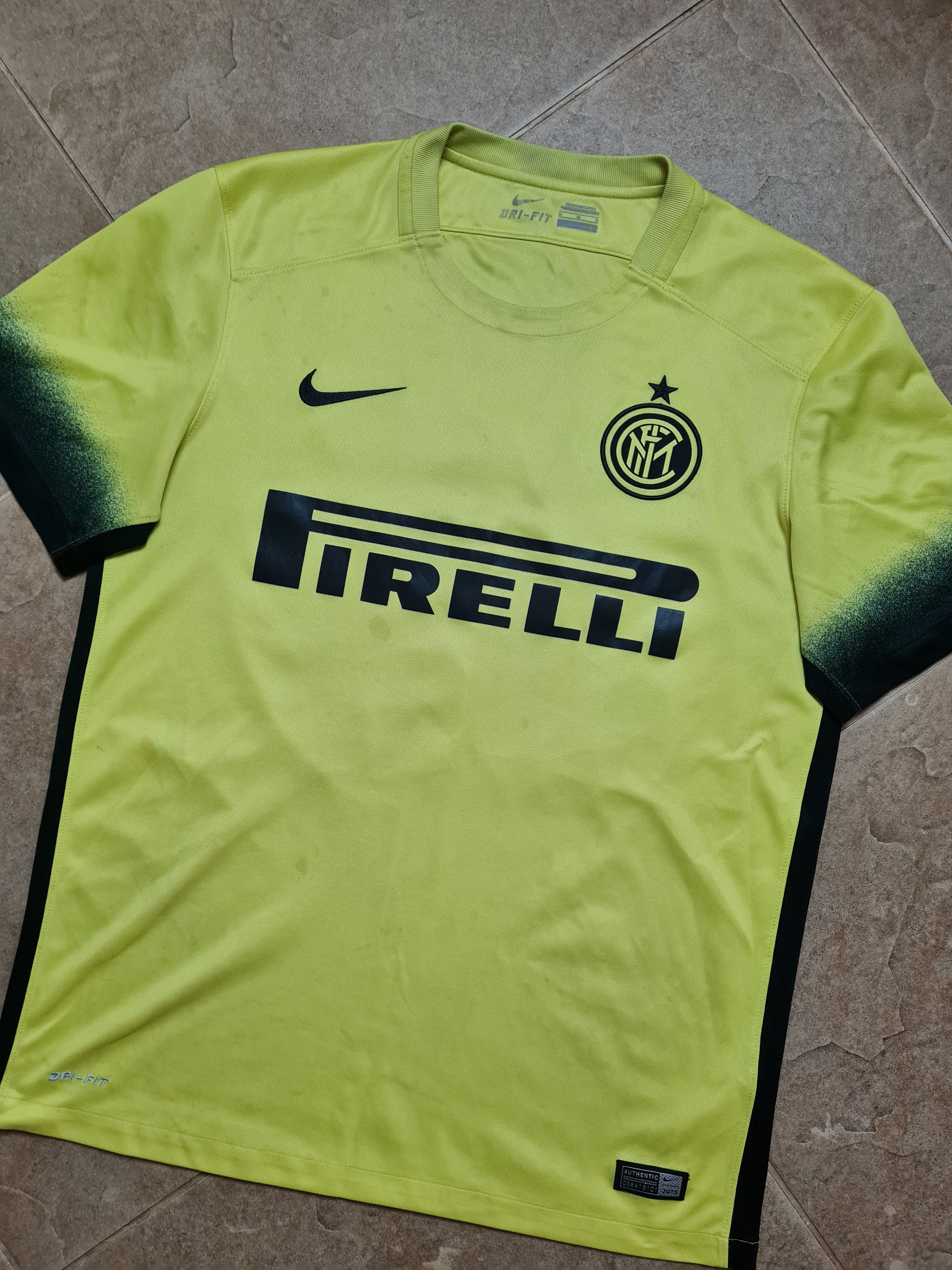 Nike Nike Inter Milan 2015-16 Third Shirt Jersey #55 NAGATOMO Size US M / EU 48-50 / 2 - 3 Thumbnail