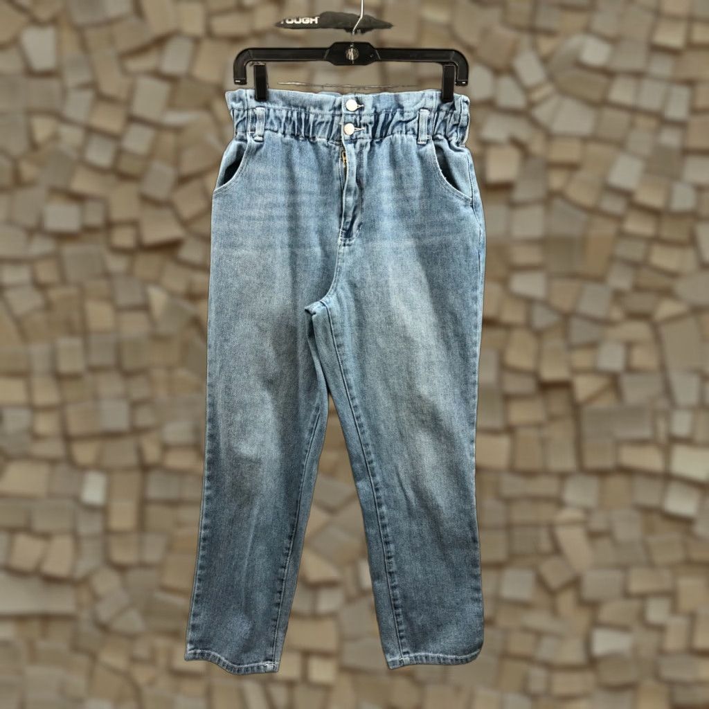 Pacsun PacSun High Rise Mom Jeans Size 29 Womens Medium Wash Blue Stretch Denim Jeans Regular 29 in Belt Loops 5-Pocket PacSun Womens Jeans Authentic PacSun Size 29" - 1 Thumbnail