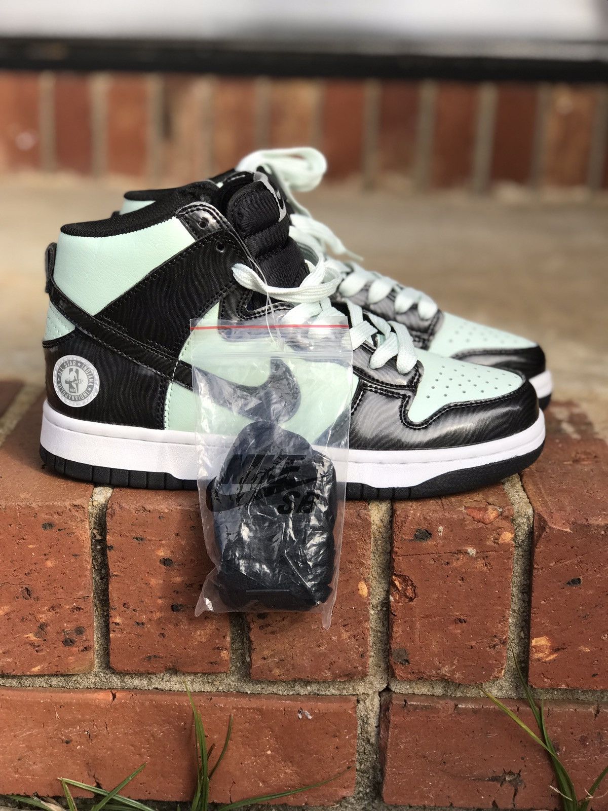 image of Nike Dunk High All Star Size 6.5Y / 8 Wmns Shoes in Black, Men's