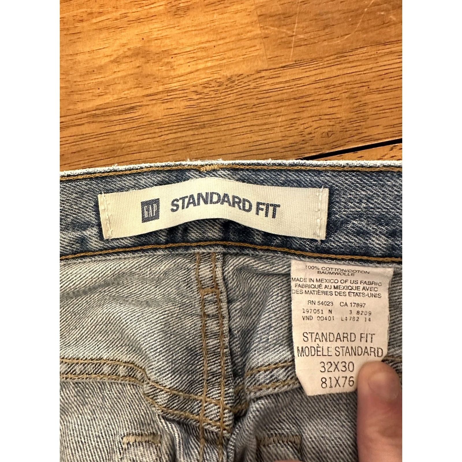 Gap VINTAGE Gap Jeans 32x30 Regular Fit Blue Denim 5-Pocket Retro Grunge Streetwear Mens Size US 32 / EU 48 - 4 Thumbnail