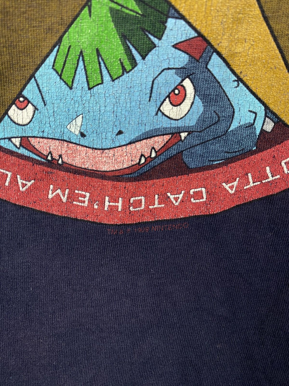 Pokemon 🐾Vintage 1999 T-Shirt Pokemon Gotta Catch Em All VTG Tee🐾 Size US S / EU 44-46 / 1 - 3 Thumbnail