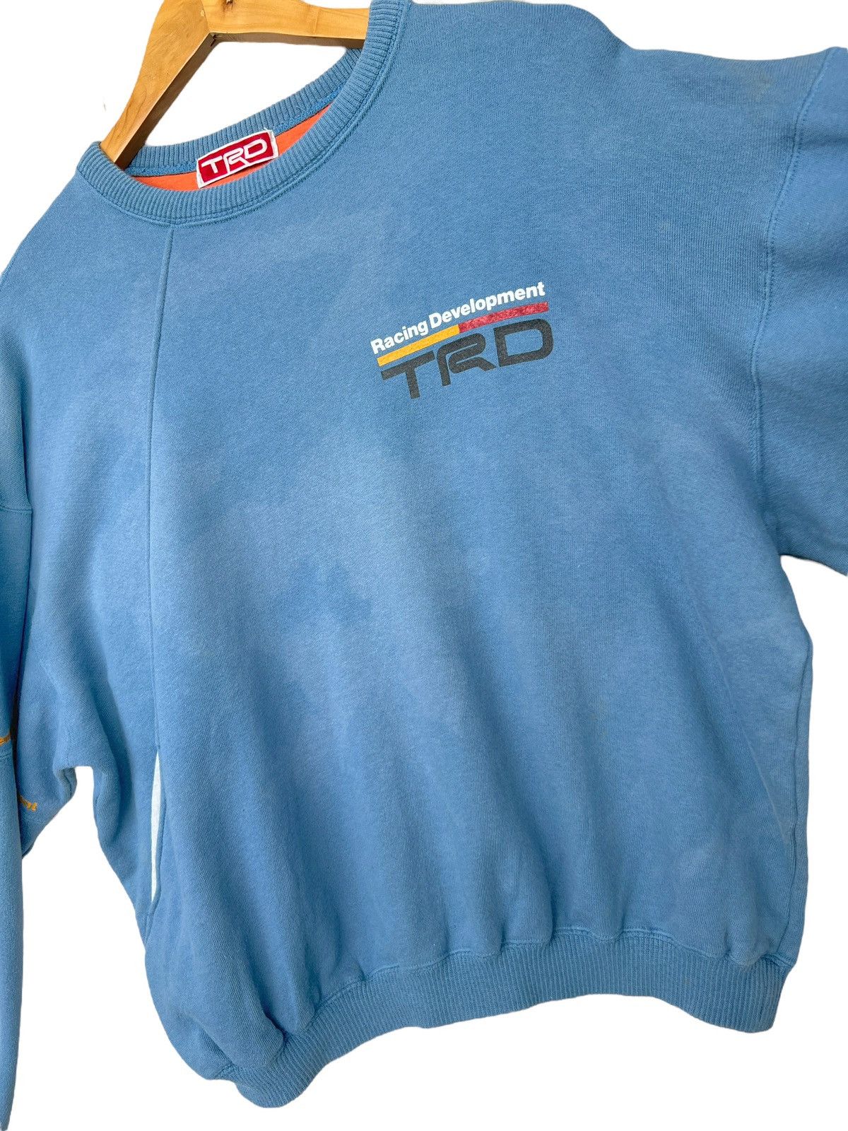 Vintage Vintage 90s Toyota TRD Racing Sweatshirt Baggy Sweatshirt Size L / US 10 / IT 46 - 4 Thumbnail