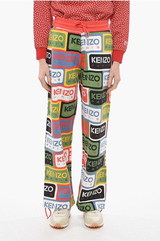og1mm0624 Drawstringed Label Sweatpants in Multicolor