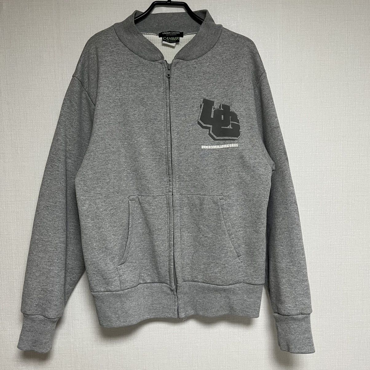 Undercover 02SS WAFFLE THERMAL ZIPPED GRAFFITI VARSITY JACKET Size US L / EU 52-54 / 3 - 3 Thumbnail
