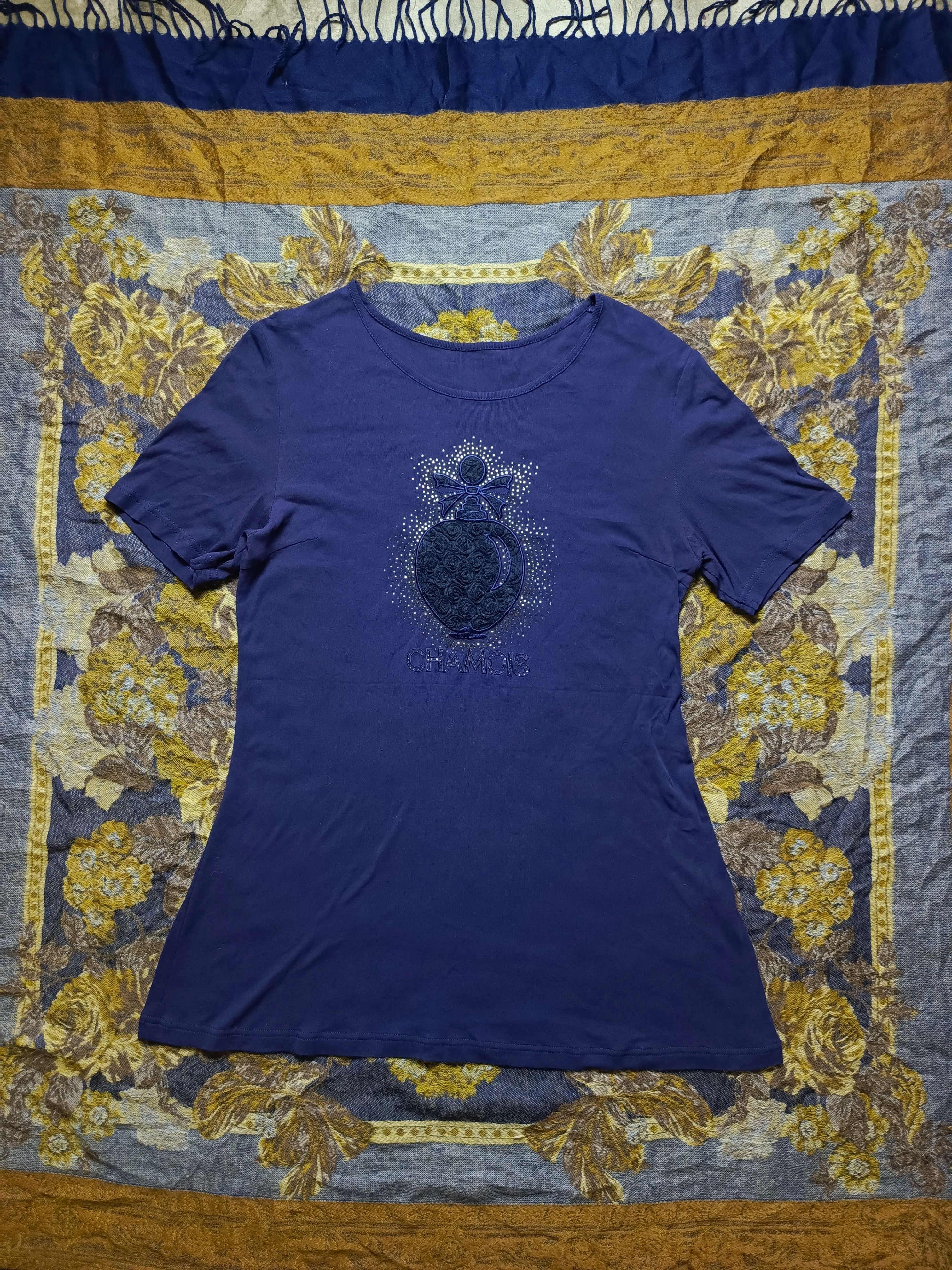 Japanese Brand Chamois Midnight Perfume Graphic Cla. Elegant & Chic Size S / US 4 / IT 40 - 1 Thumbnail
