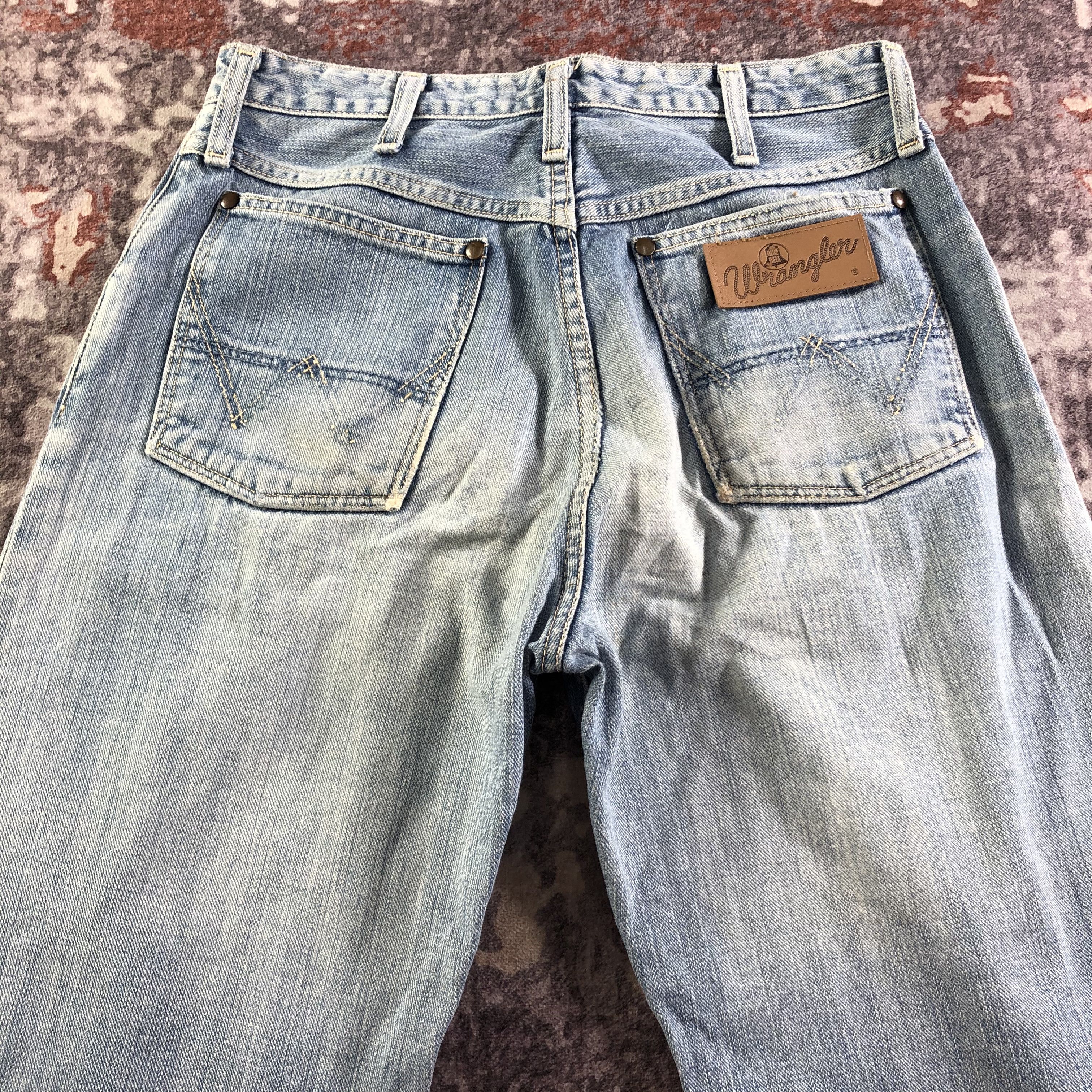 Vintage Vintage Light Wash Wrangler Redline Jeans-JM3664 Size US 30 / EU 46 - 5 Thumbnail