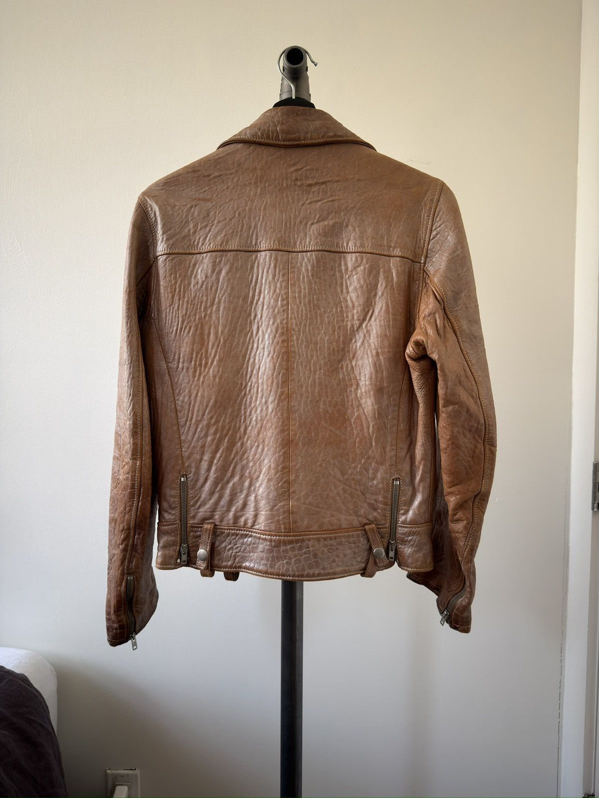 Maison Margiela SS07 Silver-Coated Perfecto Jacket Size US S / EU 44-46 / 1 - 2 Thumbnail