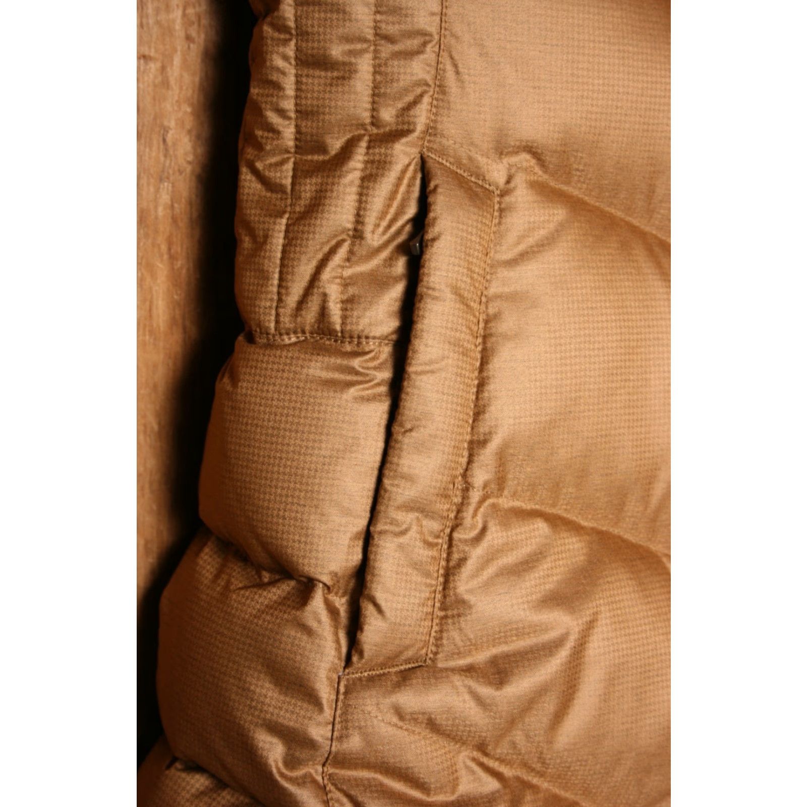 Marmot VINTAGE Marmot Carina Gold 700 Down Insulated Asymmetrical Hybrid Jacket S Women Hooded Puffer Zip Size S / US 4 / IT 40 - 5 Thumbnail