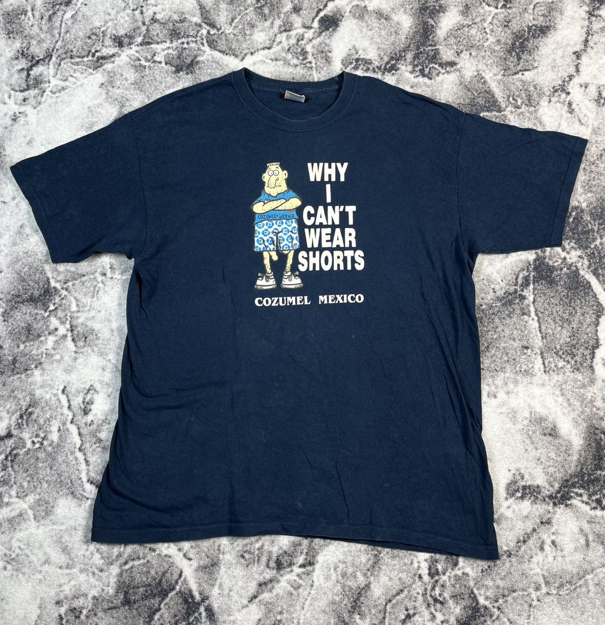 Vintage Vintage 90s Comedy T Shirt Size US XL / EU 56 / 4 - 1 Thumbnail